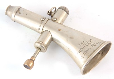 Lot 478 - A 19th CENTURY GAMEKEEPERS SIGNALLING HORN...