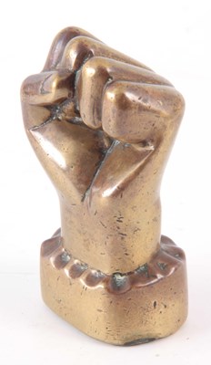 Lot 479 - A 19th CENTURY BRONZE PAPERWEIGHT formed as a...