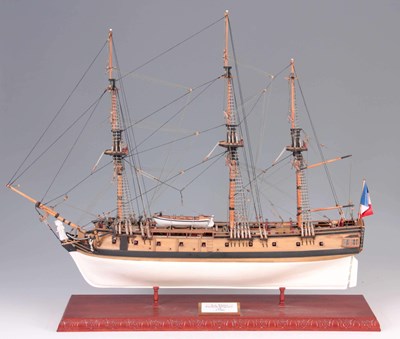 Lot 498 - A 20TH CENTURY HANDMADE MODEL OF A FRENCH...