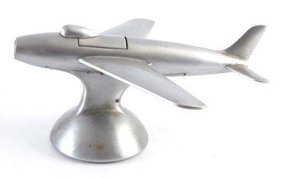 Lot 508 - A 1950s DUNHILL SABRE F-86 JET TABLE LIGHTER,...