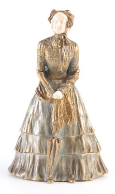 Lot 514 - AN EARLY 20TH CENTURY MARCELLE MIRE BRONZE AND...
