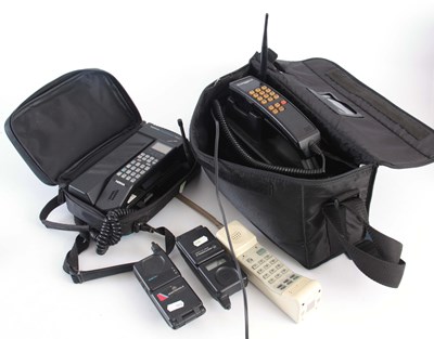 Lot 521 - A COLLECTION OF EARLY MOBILE PHONES, including...