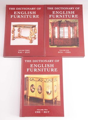 Lot 544 - 3 Volumes - The Dictionary of ENGLISH FURNTURE...