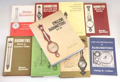 Lot 557 - 9 Books - Aneroid Barometers and their...