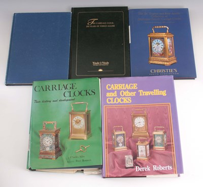 Lot 581 - 1, CHARLES ALLIX, CARRIAGE CLOCKS. 2, DEREK...