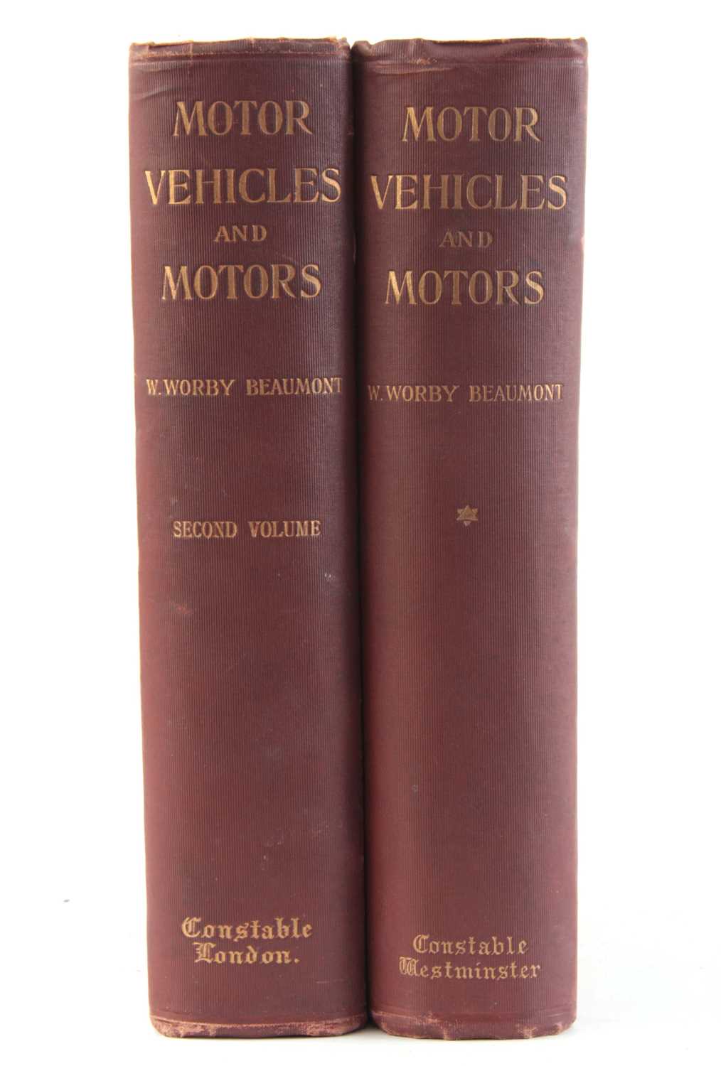 Lot 592 - A SET OF 2 VOLUMES of MOTOR VEHICLES AND...