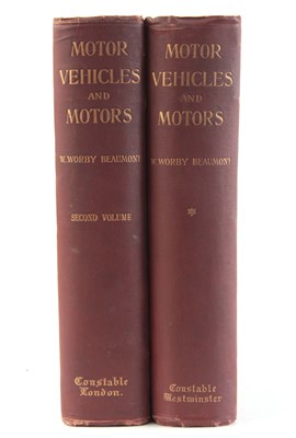 Lot 592 - A SET OF 2 VOLUMES of MOTOR VEHICLES AND...