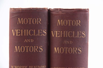 Lot 592 - A SET OF 2 VOLUMES of MOTOR VEHICLES AND...