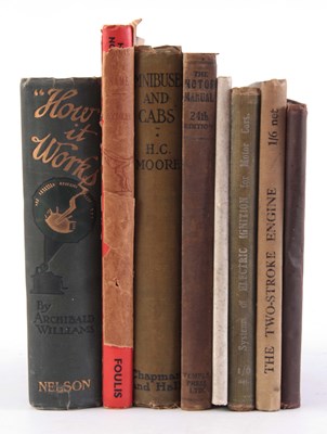 Lot 593 - A COLLECTION OF 8 BOOKS including, AUTOMOBILI...