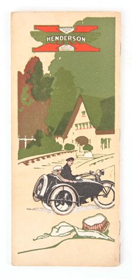 Lot 600 - A RARE HENDERSON FOUR CYLINDER MOTORCYCLE “DE...