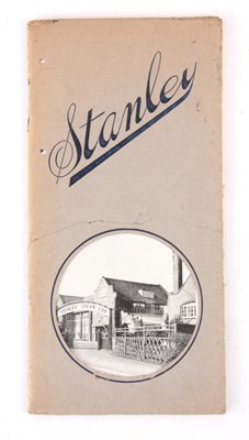 Lot 605 - A RARE STANLEY STEAM CAR LEAFLET/BOOKLET,...