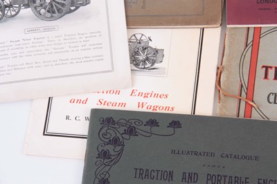 Lot 606 - A SELECTION OF STEAM RELATED LEAFLETS,...