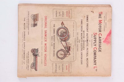 Lot 607 - A RARE CLUB SHOW CATALOGUE, “AUTOMOBILE CLUB...