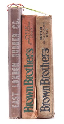 Lot 631 - A COLLECTION OF 3 CATALOGUES including, MOTOR...