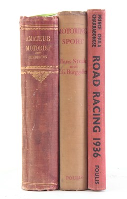 Lot 637 - A COLLECTION OF 3 BOOKS including, ROAD RACING...