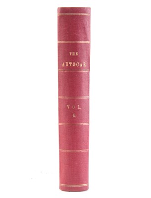 Lot 642 - THE AUTOCAR 1901 VOLUME 6 by Henry Sturmey. (39)