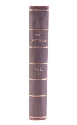 Lot 645 - THE AUTOCAR 1902 VOLUME 8 by H. Walter Staner...