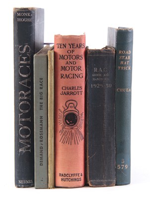 Lot 668 - A COLLECTION OF 6 BOOKS including, ROAD STAR...