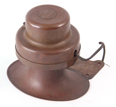 Lot 681 - A VINTAGE BRASS C.A.V. 6 VOLT ELECTRIC CAR...
