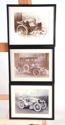 Lot 688 - EARLY 20th PHOTOGRAPH OF A VINTAGE CAR 15cm...