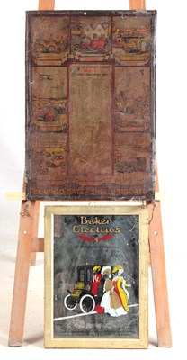 Lot 703 - A VINTAGE MOTORING ADVERTISING MIRROR FOR...