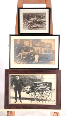 Lot 707 - THREE LARGE EARLY 20th CENTURY PHOTOGRAPHIC...