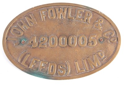 Lot 717 - AN EARLY 20th CENTURY BRASS LOCOMOTIVE...
