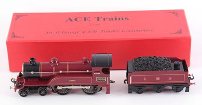 Lot 750 - AN ACE TRAINS O GAUGE 4-4-0 TENDER LOCOMOTIVE...