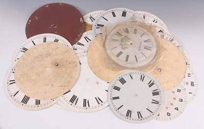 Lot 753 - A COLLECTION OF 25 CLOCK DIALS