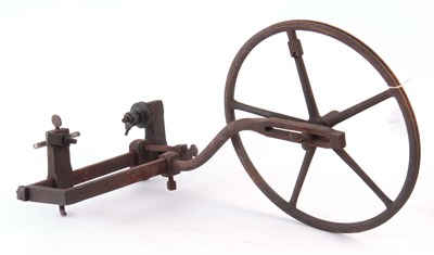 Lot 763 - AN 18th/19th CENTURY WATCHMAKERS THROW with a...