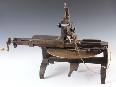 Lot 764 - A LARGE 19th CENTURY STEEL AND BRASS...