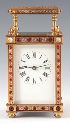 Lot 766 - AN EARLY 20th CENTURY FRENCH CARRIAGE CLOCK...