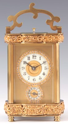 Lot 769 - AN EARLY 20th CENTURY FRENCH REPEATING...