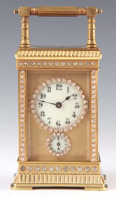 Lot 777 - A LATE 19th CENTURY FRENCH TIMEPIECE ALARM...