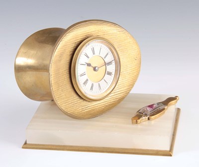 Lot 796 - A LATE 19th CENTURY FRENCH NOVELTY DESK CLOCK...