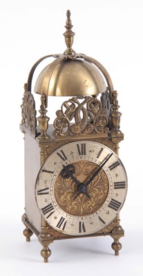 Lot 814 - AN EARLY 20th CENTURY LANTERN STYLE MANTEL...