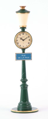 Lot 821 - A 1960's JAEGER NOVELTY MANTEL CLOCK modeled...