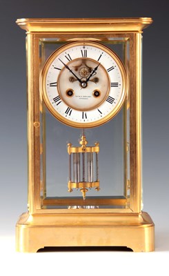 Lot 876 - A LATE 19th CENTURY FRENCH GILT BRASS...