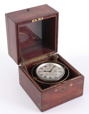 Lot 884 - A SMALL AMERICAN WALTHAM WATCH CO. EIGHT DAY...