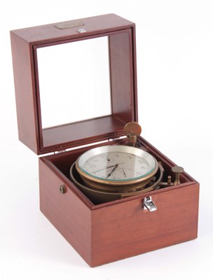 Lot 888 - A THOMAS MERCER EIGHT DAY MARINE CHRONOMETER...