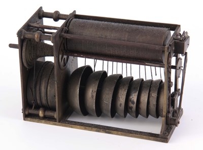 Lot 892 - AN UNUSUAL ENGLISH GEORGIAN MUSICAL FUSEE...