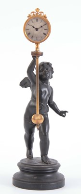 Lot 893 - A LATE 19th CENTURY FRENCH MYSTERY CLOCK with...