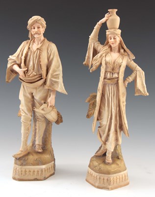 Lot 90 - A PAIR OF 19TH CENTURY ERNST WAHLISS AUSTRIAN...