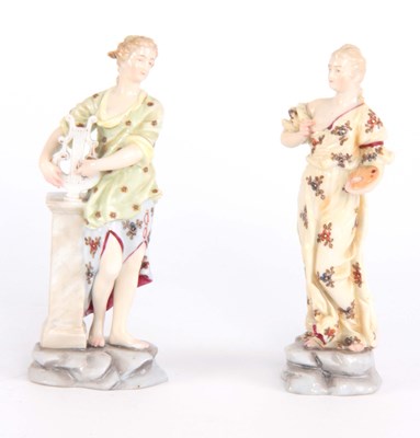 Lot 91 - A PAIR OF LATE 19TH CENTURY FURSTENBURG TYPE...