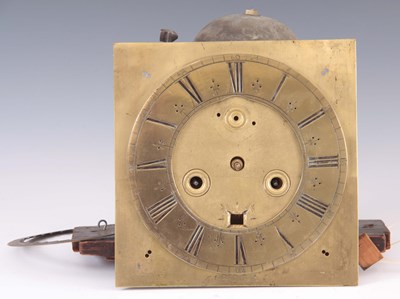 Lot 933 - A 10" LONGCASE CLOCK DIAL SIGNED JOHN WISE...