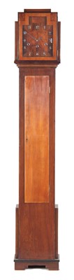 Lot 936 - A 1930's ART DECO GRANDAUGHTER CLOCK the case...