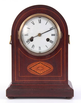 Lot 945 - AN EARLY 20th CENTURY ARCHED TOP MAHOGANY...