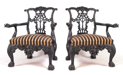 Lot 994 - A PAIR OF 19TH CENTURY ANGLO INDIAN IRISH...