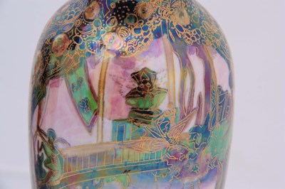 Lot 74 - A PAIR OF WEDGWOOD FAIRYLAND LUSTRE CABINET...
