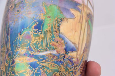 Lot 74 - A PAIR OF WEDGWOOD FAIRYLAND LUSTRE CABINET...